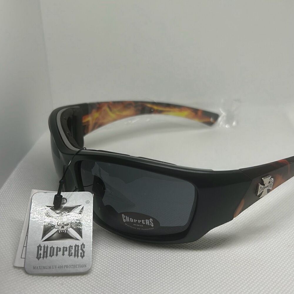 Choppers Padded Flame Lens Sunglasses